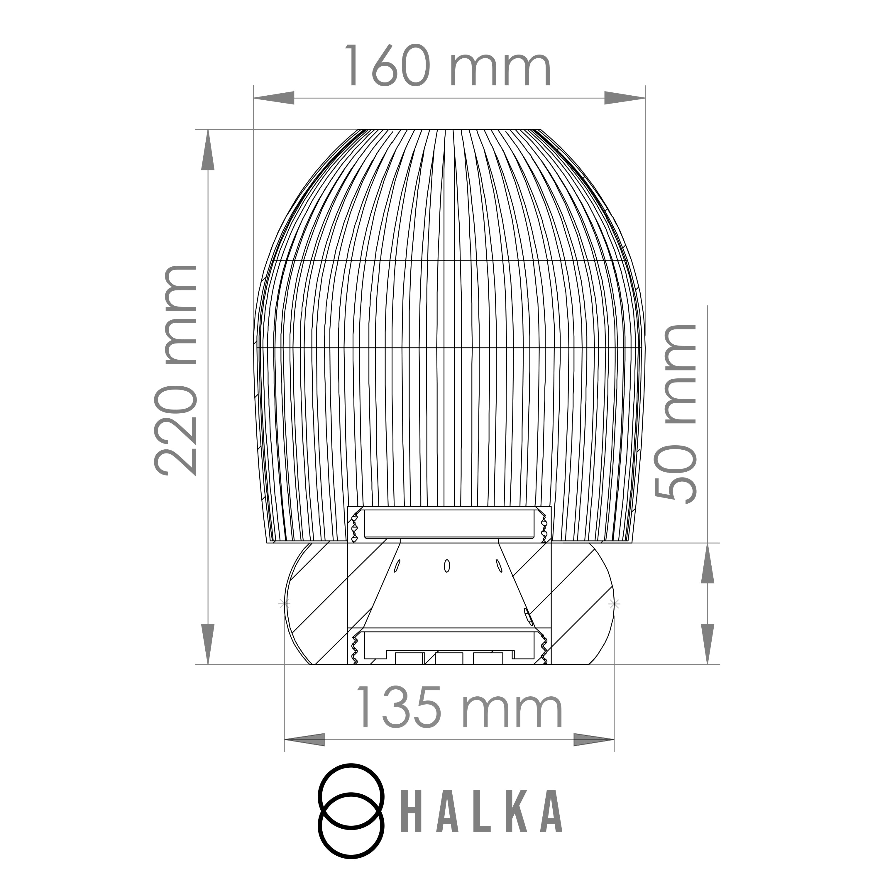 Astra Dome Lamp